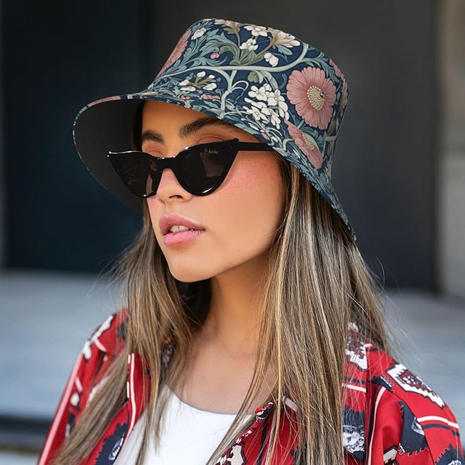 Bucket Hats Fashion Sun Cap Packable Outdoor Fisherman Hat for Women and Men Travel