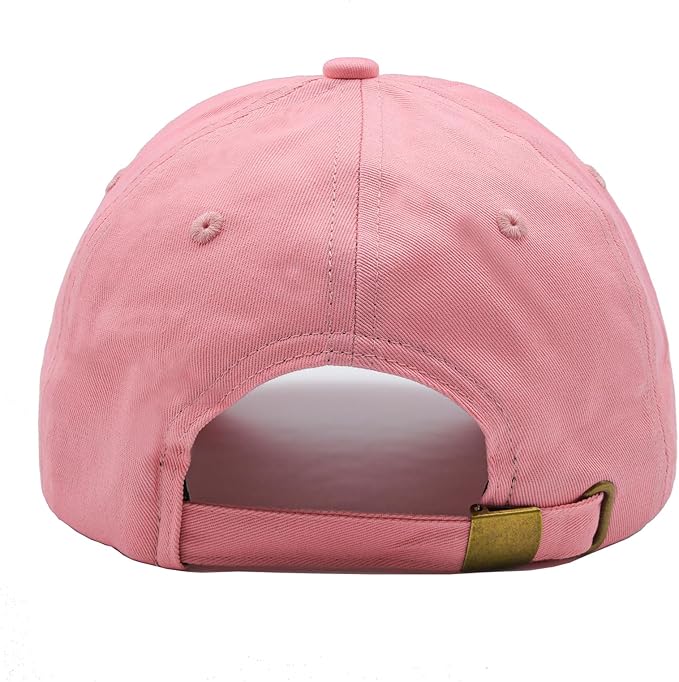 Waldeal Pickleball Hat for Women, Ajustable Embroidered Daisy Washed Denim Baseball Cap