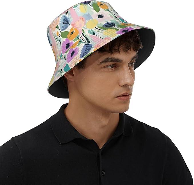 Bucket Hats Fashion Sun Cap Packable Outdoor Fisherman Hat for Women and Men Travel