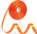 60 Yards Orange Ribbon 1/2 Inch, Solid Orange Satin Ribbon for Gift Wrapping, Crafts, Flower Bouquet, Wedding, Baby Shower, Festival, Christmas, Halloween