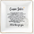 HOME SMILE Ceramic Ring Dish Jewelry Tray for Mom Sister Friends