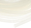 Mesh Tube Ribbon 25 Yards, 8mm Elastic Fabric Ribbons Mesh Tubing for Crafts/Gift Wrapping/Flower Bouquets/Wedding/Birthday/Holiday/Wreaths Christmas/Decoration[Natural White]
