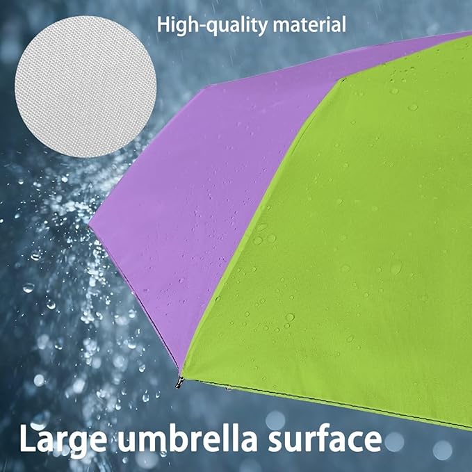 Umbrellas for Rain Lightweight Travel Umbrella 42" Canopy UV Protection Sun Umbrella Windproof Compact Umbrellas