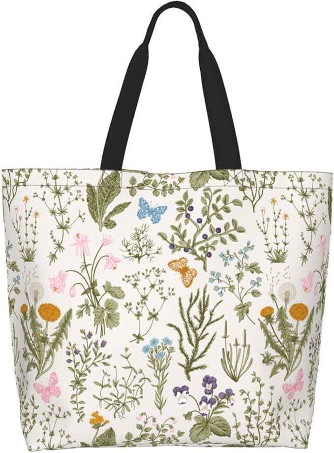 Sunflower Tote Bag For Women, Waterproof Shoulder Bags Big Reusable Grocery Handbag For Shopping Picnic Work Beach