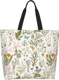 Sunflower Tote Bag For Women, Waterproof Shoulder Bags Big Reusable Grocery Handbag For Shopping Picnic Work Beach