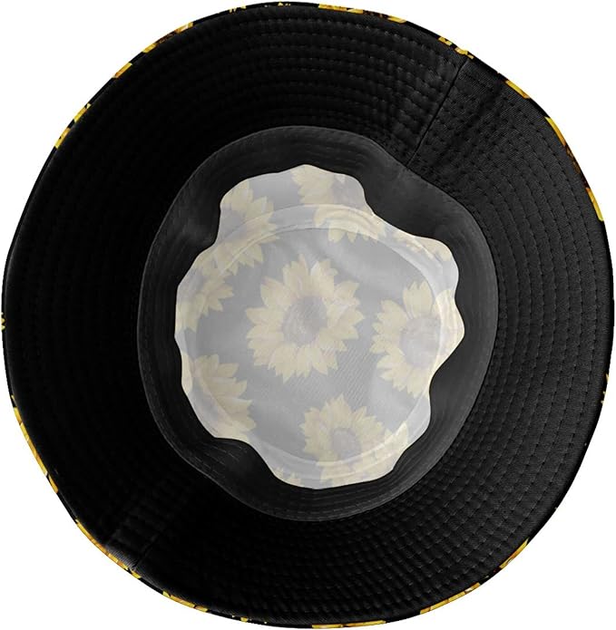 Bucket Hat for Women Men, Summer Print Hat Travel Packable Sun Cap Outdoor Hat for Women and Men