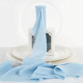 MEEDEE Light Blue Chiffon Ribbon 3 Inch Fringe Ribbons Baby Blue Chiffon Silk Frayed Edge Ribbon Wide Chiffon Ribbons for Crafts, Flower Bouquet, Wedding Favors Wrapping (2 Rolls 10 Yards)