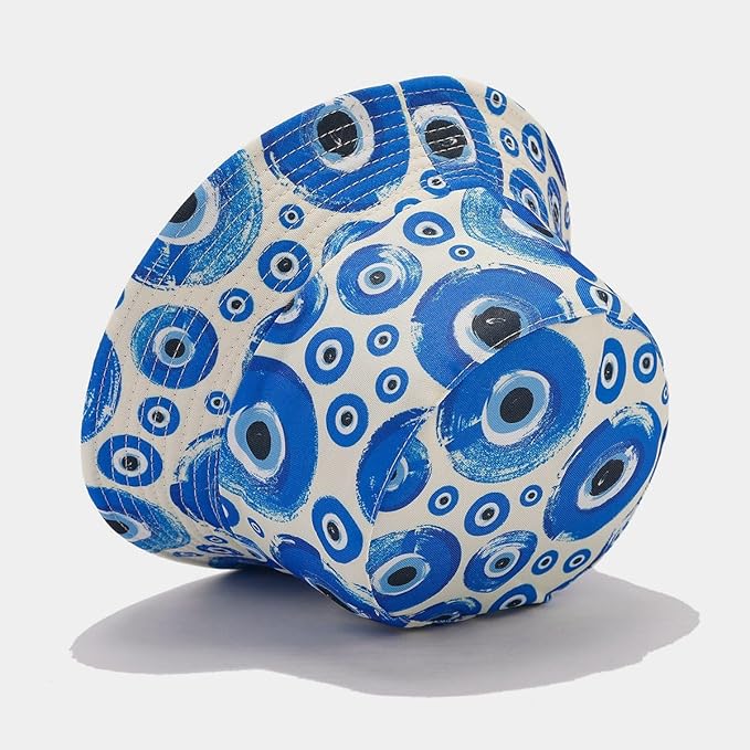 Quanhaigou Bucket Hat for Men Women,Packable Reversible Printed Sun Hats,Fisherman Outdoor Summer Travel Hiking Beach Caps