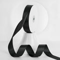 MEEDEE Black Ribbon 1 Inch Black Satin Ribbon Lux Double Faced Satin Ribbons by 50 Yards Polyester Wrapping Ribbons for Crafts, Weddings, Flower Bouquet, Holiday Decorating
