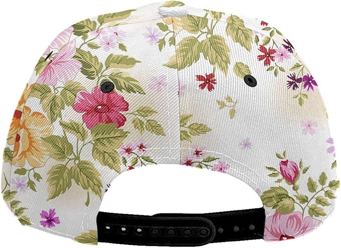 Floral Baseball Cap for Women Fashionable Adjustable Dad Hat Low Profile Running Hat for Summer Sporting Working Hiking