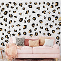 10 Sheets 290Pcs Leopard Wall Decals Removable Peel & Stick Wall Stickers Self-Adhesive Animal Print Vinyl Decor for Nursery,Car,Door,Home,Bedroom,DIY Easy Installation