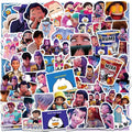 60PCS Korean Idol Stickers for Water Bottles,Cool Cartoon Demon Movie Stickers, Waterproof Vinyl Decal for Teen Girls Boys Adult Laptop Skateboard Phone Case Guitar Travel Case Bike Notebook