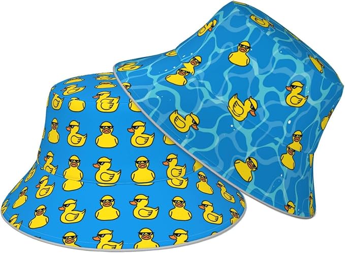 Hat Reversible Fisherman Hats Double Sided Wearing for Women Men Boys Girls