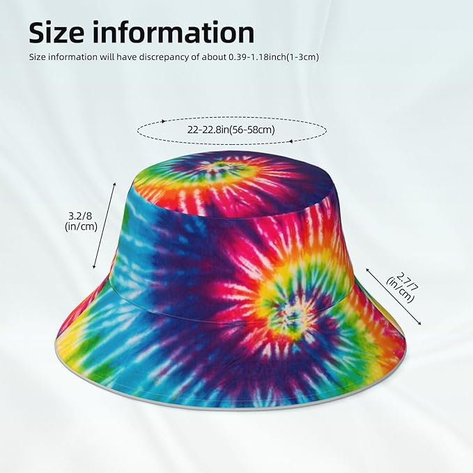 Bucket Hat Beach Summer Sun Hat Reversible Fisherman Hats Double Sided Wearing for Women Men Boys Girls