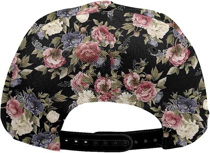 Floral Baseball Cap for Women Fashionable Adjustable Dad Hat Low Profile Running Hat for Summer Sporting Working Hiking