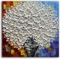 YaSheng Art- 3D Thick Canvas Wall Art Hand-Painted Minimalism Abstract Artwork Oil Painting Home Decorations Modern bedroom Wall Art Ready to Hang