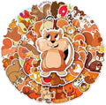 Squirrel Vinyl Stickers for Teens Boy Girls Kids|50 Pcs|Cute Cartoon Waterproof Stickers for Laptop Phone Tablet Luggage Flasks Water Bottle Notebook Bike Car,Lovely Animals Decals Pack(Squirrel)