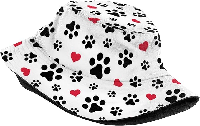 Bucket Hat for Women Men, Summer Print Hat Travel Packable Sun Cap Outdoor Hat for Women and Men