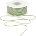 MAYREEL 1/8 Inch Sage Green Velvet Ribbon Thin Olive Green Vintage Ribbon for Wedding Invitations Gift Wrapping Party Favor Boxes 50 Yards