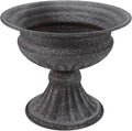 Generic Pedestal Vase Vintage Iron Planter - Flower Arrangement Pot Urn Vase for Farmhouse Table Centerpiece Christmas Anniversary Party