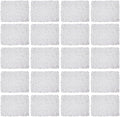 LOYALHEARTDY 20 PCS Artificial Flower Wall Panel 24" x 16" Faux Flowers Wall Decoration White Hydrangea Flower Panels Wall for Home Party Wedding Christmas Festival Photo Backgdrop Decor