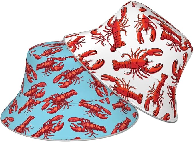 Hat Reversible Fisherman Hats Double Sided Wearing for Women Men Boys Girls