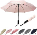 Nollia Windproof Automatic Travel Umbrella, Compact Portable with Reinforced Ribs for Sun & Rain