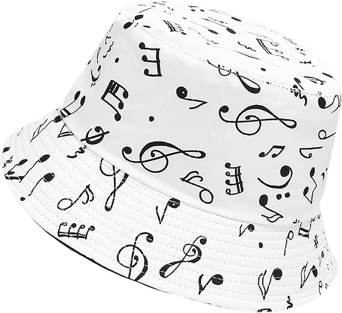 Flower Reversible Bucket Hat Cotton Summer Travel Beach Sun Hats Emboridery for Women Men