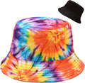 Malaxlx Unisex Bucket Hat Beach Sun Hat Aesthetic Fishing Hat for Men Women Teens, Reversible Double-Side-Wear