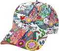 Floral Baseball Cap for Women Fashionable Adjustable Dad Hat Low Profile Running Hat for Summer Sporting Working Hiking