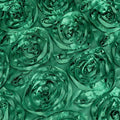 Efavormart Wonderland Rosette Premium Table Runners for Weddings Party Banquets Decor Fit Rectangle and Round Table - Hunter Emerald Green