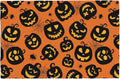 Placemats 4 pcs Halloween Double-Layer Imitation Linen Place Mats Non-Slip Heat-Resistant Tablemats for Home Restaurant Hotel 18×12 Inch