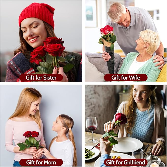 Yamonic Preserved Flowers Rose Gifts for Mom Grandma, Mothers Day Flowers Gifts for Mom, Real Flower Rose Birthday Gifts for Women,Her, Wife,Girlfriend Gifts on Christmas,Valentine's Day,Anniversary