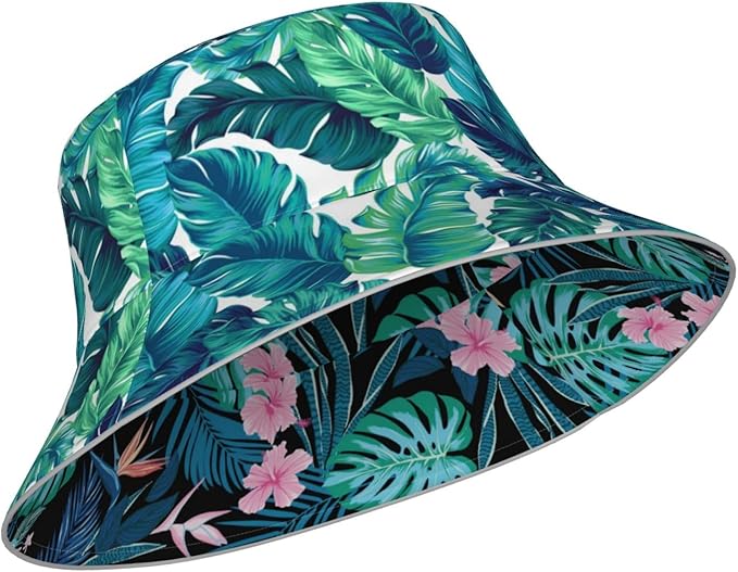 Hat Reversible Fisherman Hats Double Sided Wearing for Women Men Boys Girls