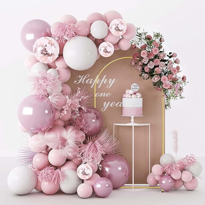 6.6FT Gold Metal Arch Backdrop Stand, Square Balloon Arch Stand Wedding Frame for Birthday Party, Baby Shower, and Ceremony Decoration