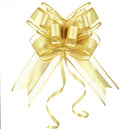 WEWILUCK Bows for Gift Wrapping, Large Gold Bows for Gifts, Presents, Gift Baskets, Big Golden Bow for Birthdays, Parties, Christmas, and Everyday(6 inches, 15PCS)