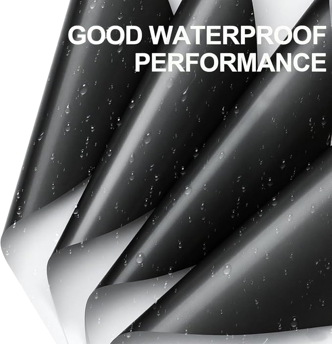 WRAPAHOLIC 20 Sheets Flower Wrapping Paper - 22.4 x 22.4 inch Black White Color Water-Resistant Floral Bouquet Wrapping Paper, Florist Supplies Packaging for Halloween Wedding Birthday Gift DIY