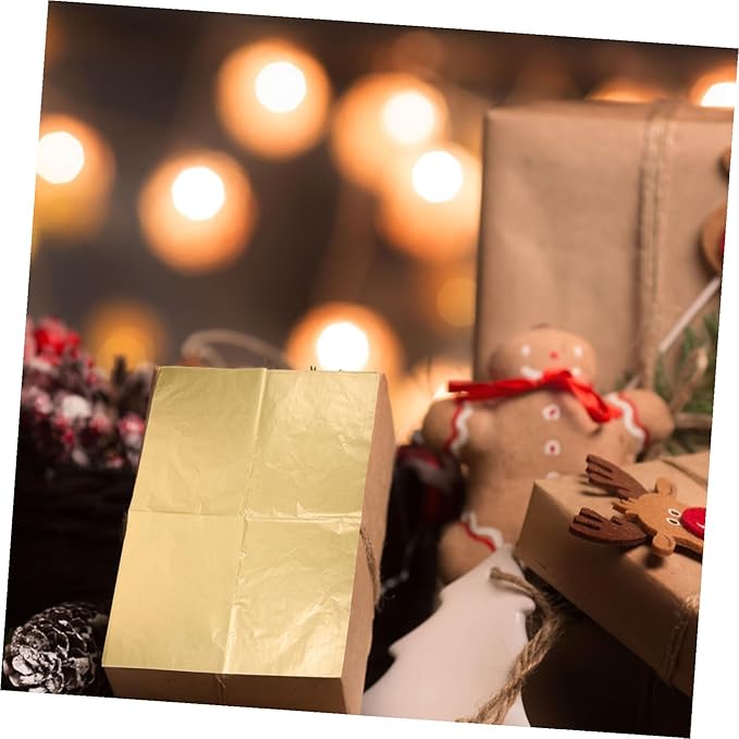 Gogogmee 20 Sheets Rose Gold Metallic Tissue Wrapping Paper Bulk for Packaging DIY Crafts Floral Bouquets Party Decorations Soft Reusable for Birthdays and Special Occasions