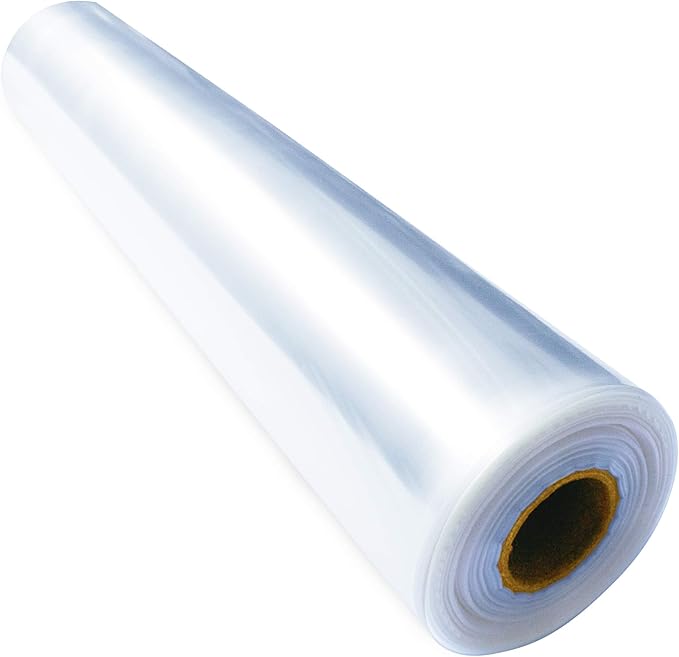 FIESTA WRAPS 220 ft Clear Cellophane Wrap Roll (31.5 in x 220 ft) - Cellophane Roll - Clear Wrapping Paper to Wrap Gift Baskets - Gift Basket Wrapping Supplies - Papel Celofán Transparente