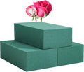 FLOFARE Pack of 3 Floral Foam Blocks Each (5.5"L x 3.1"W x 1.7"H) Green Wet & Dry Flower Foam for Fresh & Artificial Flower Arrangement, Plant Foam, Florist Supplies for DIYs, Arts, Crafts & Weddings