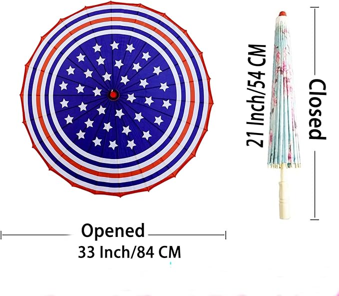 33" Handmade Oiled Parasol Bamboo Silk Umbrella Chinese Japanese Art Classical Dance Umbrella Plum Blossom for Wedding Parties Photography Costumes Cosplay Decoration and Other Events