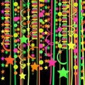 530feet UV Paper Neon Garland Neon Streamers Glow in The Dark Glow Party Supplies and Decorations Glow in The Dark Streamers Blacklight Reactive Fluorescent Black Light Neon Party Supply for Birthday