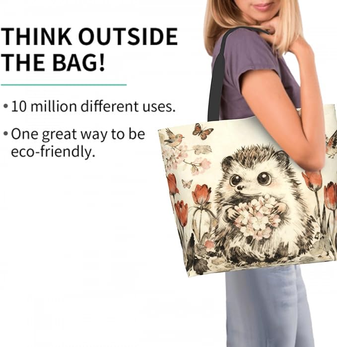 Shoulder Bag Large Reusable Eco-friendly Shopping Bags Portable Storage Handbag