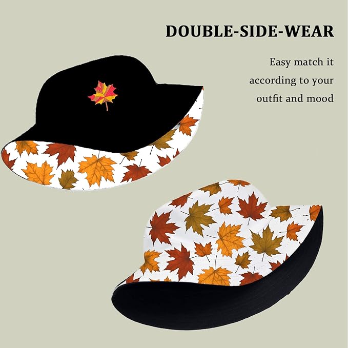 Bucket Hat Unisex for Men Women Funny Fashion Fishing Hat Cute Fisherman Cap