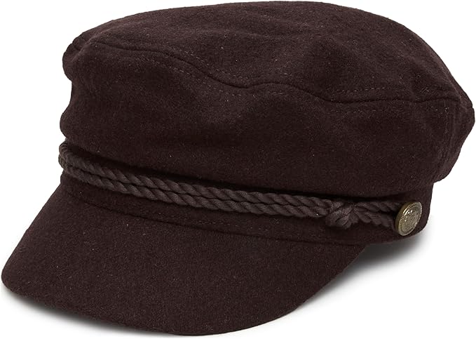 Funky Junque Newsboy Hat for Women – Trendy Greek Fisherman Cap, Classic Women's Baker Boy Newsies Hat, Ladies Fashion Caps
