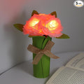 Pink Rose Night Light Gifts for Womens, Christmas Day Gifts for Mom Women Wife Friends Her Christmas Anniversary Birthday Gift, Perfect Ideal for Bedroom Ambiance Coffee Shop