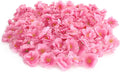 Artificial Silk Cherry Blossom Flower Heads, Fake Fabric Sakura Floral Head Decor for Bridal Hair Clips Headbands Dress DIY Accessories Wedding Party Supply Table Decorative (100pcs Pink)