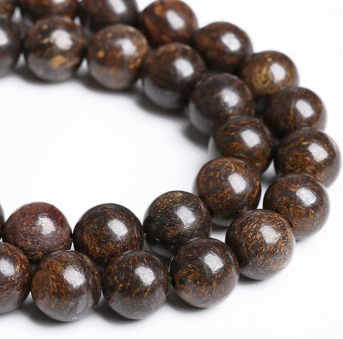 6MM 60PCS Natural Stone Bronzite Gemstone Spacer Loose Beads for Jewelry Making DIY Bracelet Necklace 1 Strand