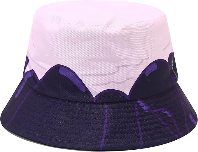 Mashiaoyi Unisex Print Double-Side-Wear Reversible Bucket Hat