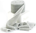 MAYREEL 2 Inch Silver Velvet Ribbon Hand Torn Light Gray Silk Frayed Edge for Bridal Bouquets Invitations Wedding Vow Books Gift Baskets Hair Bows 3 Yards